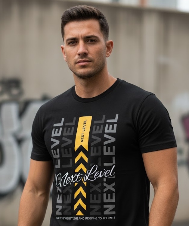 "Next Level" Motivational Graphic Tee